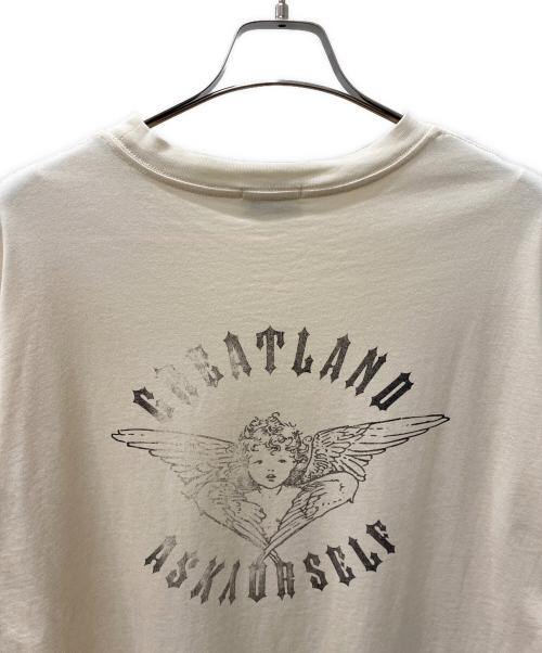 askyurself（アスクユアセルフ）ASKYURSELF (アスクユアセルフ) Great Land (グレートランド) Tシャツ アイボリー サイズ:Mの古着・服飾アイテム