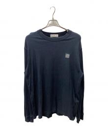 STONE ISLAND（ストーンアイランド）の古着「長袖Tシャツ」｜ネイビー