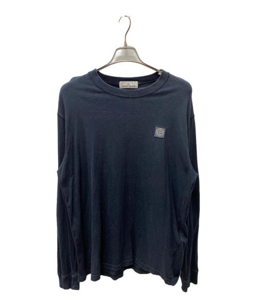 STONE ISLAND（ストーンアイランド）STONE ISLAND (ストーンアイランド) 長袖Tシャツ ネイビー サイズ:XLの古着・服飾アイテム