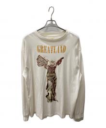 Great Land（グレートランド）の古着「長袖Tシャツ」｜ホワイト