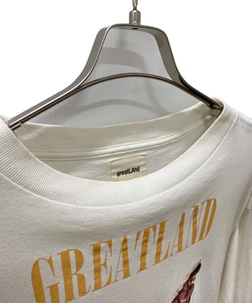 Great Land（グレートランド）Great Land (グレートランド) 長袖Tシャツ ホワイト サイズ:XLの古着・服飾アイテム
