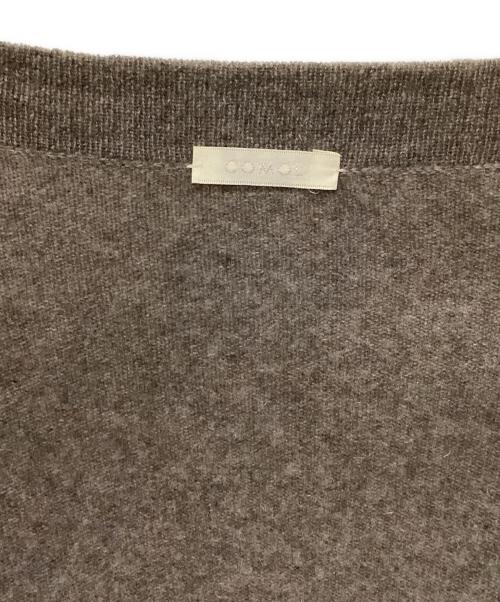 COMOLI（コモリ）COMOLI (コモリ) カシミヤハイゲージカーディガン ブラウン サイズ:2の古着・服飾アイテム