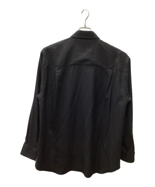 AURALEE（オーラリー）AURALEE (オーラリー) SUPER LIGHT WOOL SHIRT ブラック サイズ:3の古着・服飾アイテム