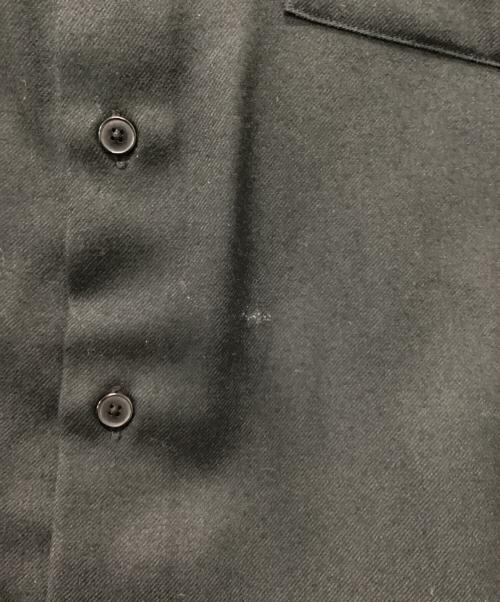 AURALEE（オーラリー）AURALEE (オーラリー) SUPER LIGHT WOOL SHIRT ブラック サイズ:3の古着・服飾アイテム