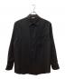 AURALEE（オーラリー）の古着「SUPER LIGHT WOOL SHIRT」｜ブラック