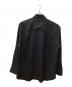 AURALEE (オーラリー) SUPER LIGHT WOOL SHIRT ブラック サイズ:3：20000円