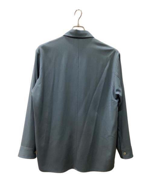 AURALEE（オーラリー）AURALEE (オーラリー) HARD TWIST WOOL DOBBY SHIRT スカイブルー サイズ:4の古着・服飾アイテム