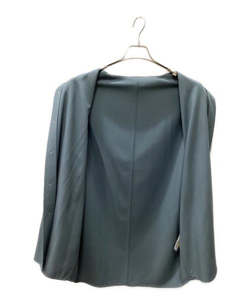 AURALEE（オーラリー）AURALEE (オーラリー) HARD TWIST WOOL DOBBY SHIRT スカイブルー サイズ:4の古着・服飾アイテム