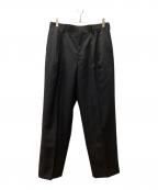 AURALEEオーラリー）の古着「WASHABLE WOOL TROPICAL SLACKS」｜ブラック