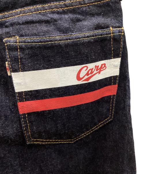 MOMOTARO JEANS（桃太郎ジーンズ）MOMOTARO JEANS (桃太郎ジーンズ) 広島東洋カープ (ヒロシマトウヨウカープ) 出陣カープモデル デニムパンツ インディゴ サイズ:W31の古着・服飾アイテム