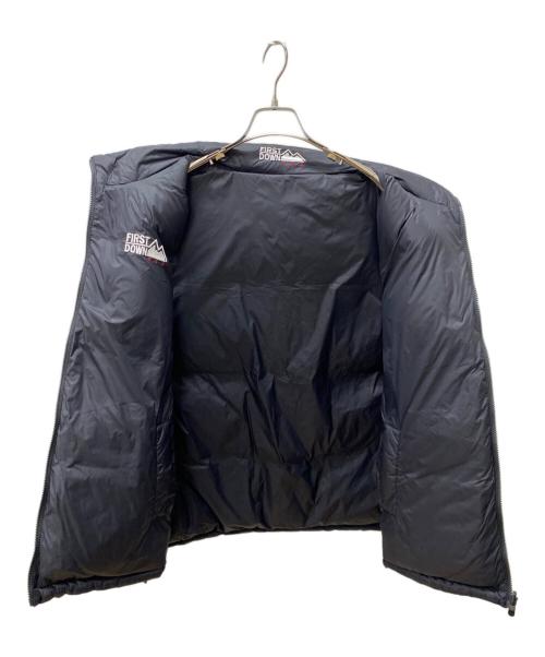 FIRST DOWN（ファーストダウン）FIRST DOWN (ファーストダウン) ダウンベスト ブラック サイズ:Lの古着・服飾アイテム