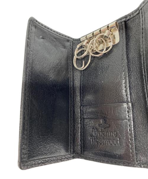 Vivienne Westwood（ヴィヴィアンウエストウッド）Vivienne Westwood (ヴィヴィアンウエストウッド) 4連キーケース ブラックの古着・服飾アイテム