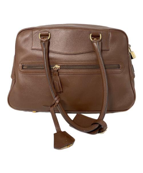 J&M DAVIDSON（ジェイ＆エム デヴィッドソン）J&M DAVIDSON (ジェイ＆エム デヴィッドソン) トートバッグ ブラウンの古着・服飾アイテム