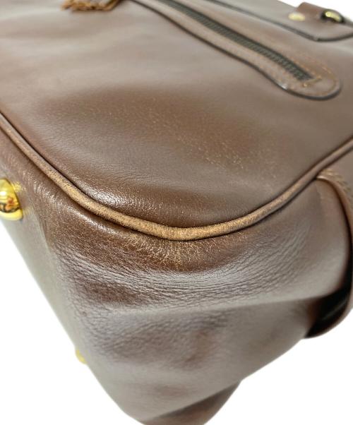 J&M DAVIDSON（ジェイ＆エム デヴィッドソン）J&M DAVIDSON (ジェイ＆エム デヴィッドソン) トートバッグ ブラウンの古着・服飾アイテム