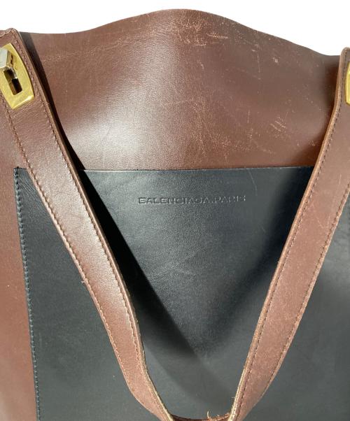 BALENCIAGA（バレンシアガ）BALENCIAGA (バレンシアガ) トートバッグ ブラウンの古着・服飾アイテム