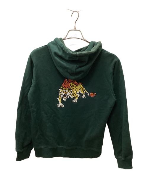 graniph（グラニフ）graniph (グラニフ) プルオーバーパーカー グリーン サイズ:Sの古着・服飾アイテム