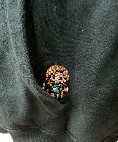 graniph（グラニフ）graniph (グラニフ) プルオーバーパーカー グリーン サイズ:Sの古着・服飾アイテム