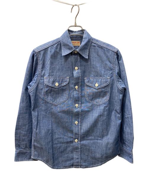 SUGAR CANE（シュガーケーン）SUGAR CANE (シュガーケーン) 長袖シャツ インディゴ サイズ:Mの古着・服飾アイテム