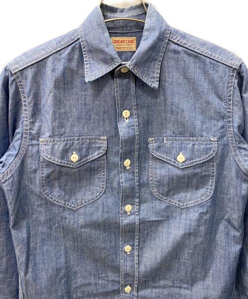 SUGAR CANE（シュガーケーン）SUGAR CANE (シュガーケーン) 長袖シャツ インディゴ サイズ:Mの古着・服飾アイテム