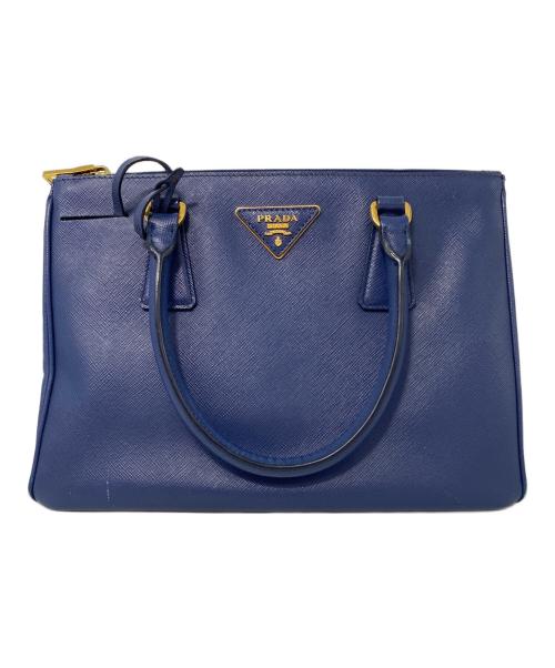 PRADA（プラダ）PRADA (プラダ) SAFFIANO LUX 2WAYバッグ ブルーの古着・服飾アイテム