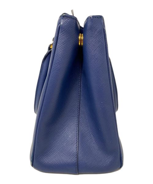 PRADA（プラダ）PRADA (プラダ) SAFFIANO LUX 2WAYバッグ ブルーの古着・服飾アイテム