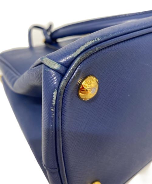 PRADA（プラダ）PRADA (プラダ) SAFFIANO LUX 2WAYバッグ ブルーの古着・服飾アイテム