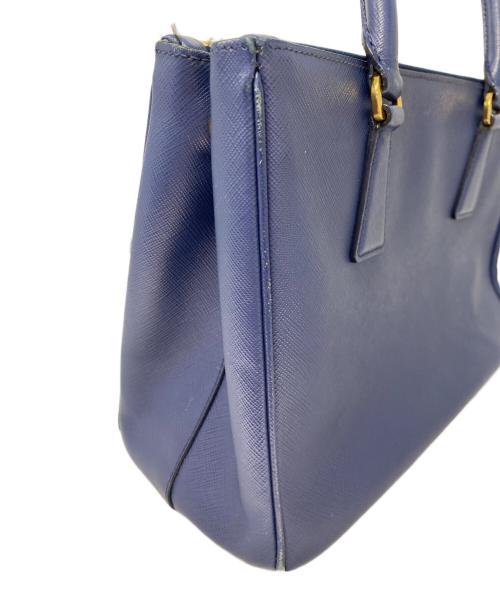 PRADA（プラダ）PRADA (プラダ) SAFFIANO LUX 2WAYバッグ ブルーの古着・服飾アイテム
