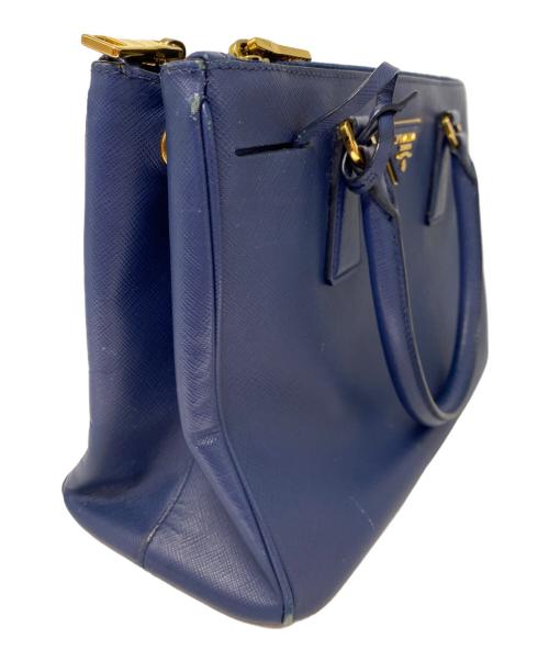 PRADA（プラダ）PRADA (プラダ) SAFFIANO LUX 2WAYバッグ ブルーの古着・服飾アイテム