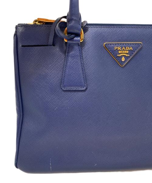 PRADA（プラダ）PRADA (プラダ) SAFFIANO LUX 2WAYバッグ ブルーの古着・服飾アイテム
