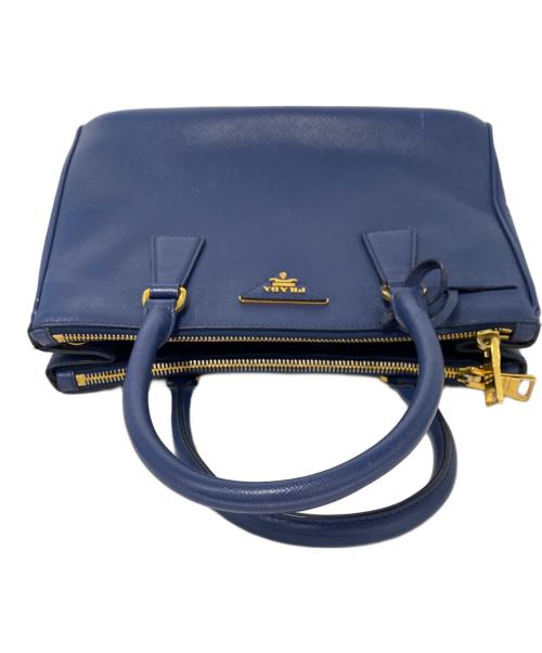 PRADA（プラダ）PRADA (プラダ) SAFFIANO LUX 2WAYバッグ ブルーの古着・服飾アイテム