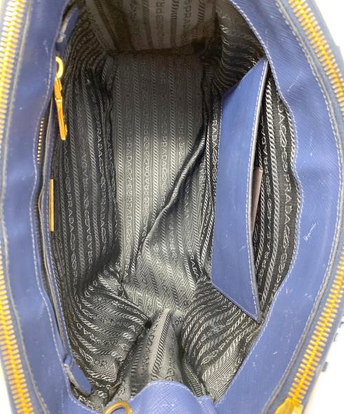 PRADA（プラダ）PRADA (プラダ) SAFFIANO LUX 2WAYバッグ ブルーの古着・服飾アイテム