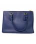 PRADA (プラダ) SAFFIANO LUX 2WAYバッグ ブルー：50000円