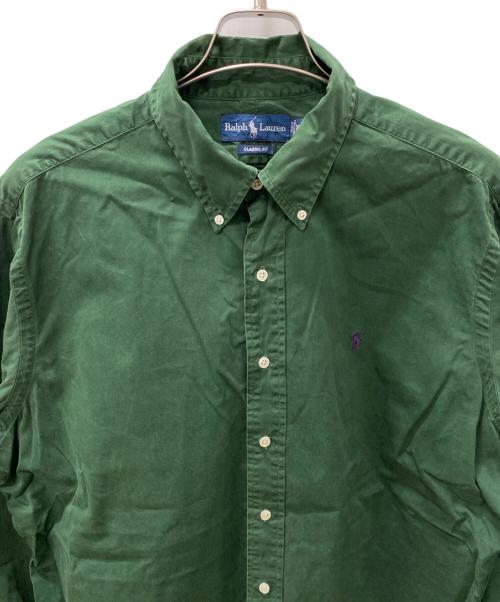 RALPH LAUREN（ラルフローレン）RALPH LAUREN (ラルフローレン) 長袖シャツ グリーン サイズ:LLの古着・服飾アイテム