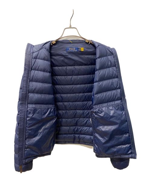 POLO RALPH LAUREN（ポロ・ラルフローレン）POLO RALPH LAUREN (ポロ・ラルフローレン) ライトダウンジャケット ネイビー サイズ:Sの古着・服飾アイテム