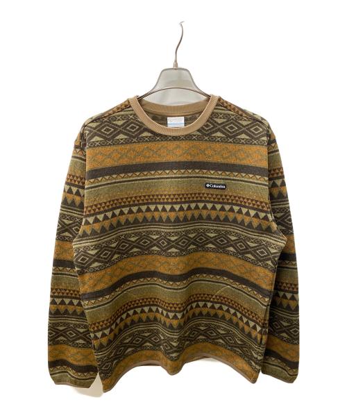 Columbia（コロンビア）Columbia (コロンビア) 裏起毛スウェット ブラウン サイズ:Lの古着・服飾アイテム