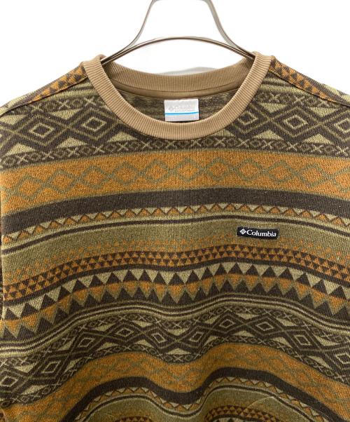 Columbia（コロンビア）Columbia (コロンビア) 裏起毛スウェット ブラウン サイズ:Lの古着・服飾アイテム