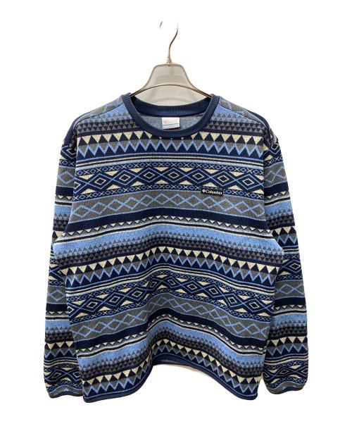 Columbia（コロンビア）Columbia (コロンビア) 裏起毛スウェット ブルー サイズ:Lの古着・服飾アイテム