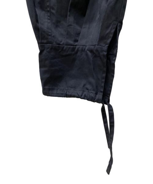 LEINWANDE（ラインヴァンド）LEINWANDE (ラインヴァンド) ハイウエストドローコードカーゴパンツ ブラック サイズ:Freeの古着・服飾アイテム