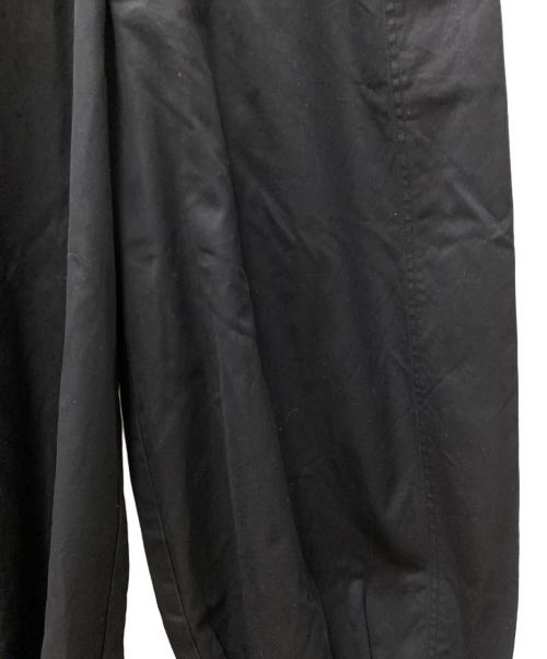 LEINWANDE（ラインヴァンド）LEINWANDE (ラインヴァンド) ハイウエストドローコードカーゴパンツ ブラック サイズ:Freeの古着・服飾アイテム