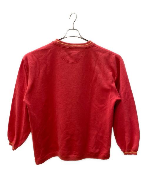 BRAZOS（ブラゾス）BRAZOS (ブラゾス) スウェット レッド サイズ:XLの古着・服飾アイテム