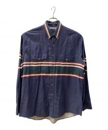 Wrangler（ラングラー）の古着「長袖シャツ」｜ネイビー
