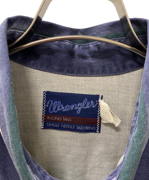 Wrangler（ラングラー）Wrangler (ラングラー) 長袖シャツ ネイビー サイズ:XLの古着・服飾アイテム