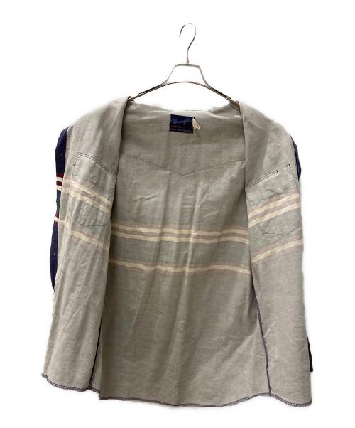 Wrangler（ラングラー）Wrangler (ラングラー) 長袖シャツ ネイビー サイズ:XLの古着・服飾アイテム
