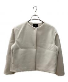23区（ニジュウサンク）の古着「ノーカラージャケット」｜アイボリー