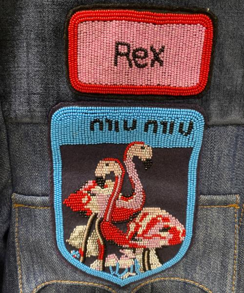 MIU MIU（ミュウミュウ）MIU MIU (ミュウミュウ) デニムジャケット インディゴ サイズ:36の古着・服飾アイテム