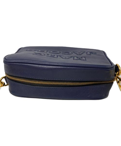 MARC JACOBS（マークジェイコブス）MARC JACOBS (マークジェイコブス) ロゴ クロスボディー ネイビーの古着・服飾アイテム