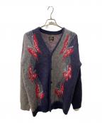 Needlesニードルズ）の古着「Mohair Cardigan - Papillon」｜グレー