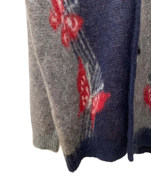 Needles（ニードルズ）Needles (ニードルズ) Mohair Cardigan - Papillon グレー サイズ:Mの古着・服飾アイテム