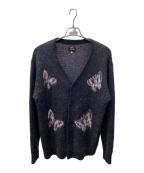 Needlesニードルズ）の古着「Mohair Cardigan - Papillon」｜ブラック
