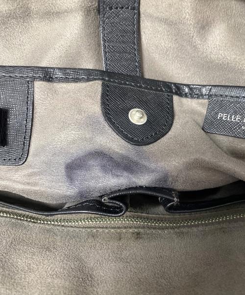 PELLE MORBIDA（ペッレモルビダ）PELLE MORBIDA (ペッレモルビダ) ビジネスバッグ ブラックの古着・服飾アイテム